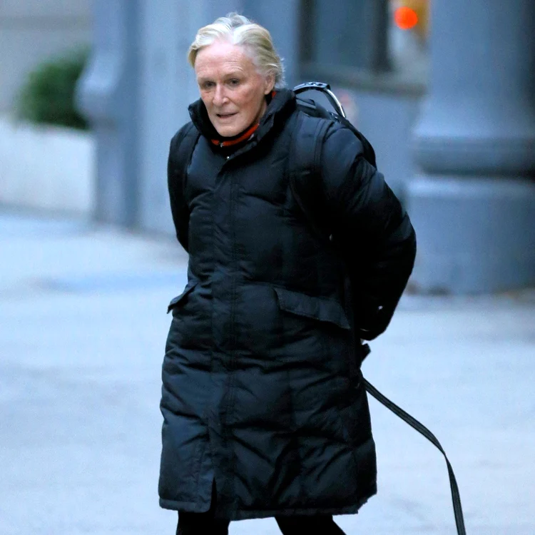 Glenn Close, de nerecunoscut pe stradă, fără machiaj
