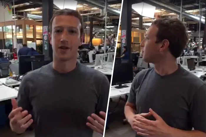 Mark Zuckerberg a filmat birourile Facebookcaptură video