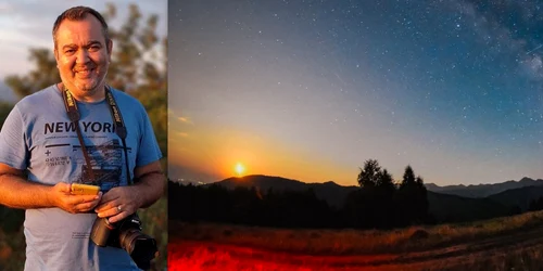 Claudiu Nelega și una dintre fotografiile sale apreciate  Foto Claudiu Nelega jpg