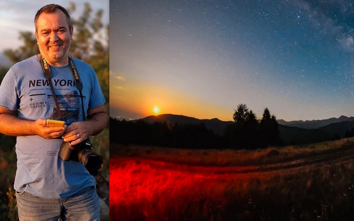 Bolta cerească oferă imagini spectaculoase. Foto Claudiu Nelega