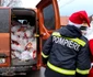 Moș Crăciun vine cu autospeciala de pompieri FOTO Ștefan Both