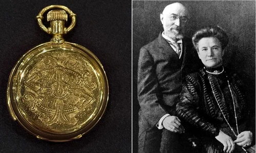 Un ceas de buzunar din aur, recuperat de pe Titanic, vândut cu o sumă record (© Henry Aldridge & Son Ltd)