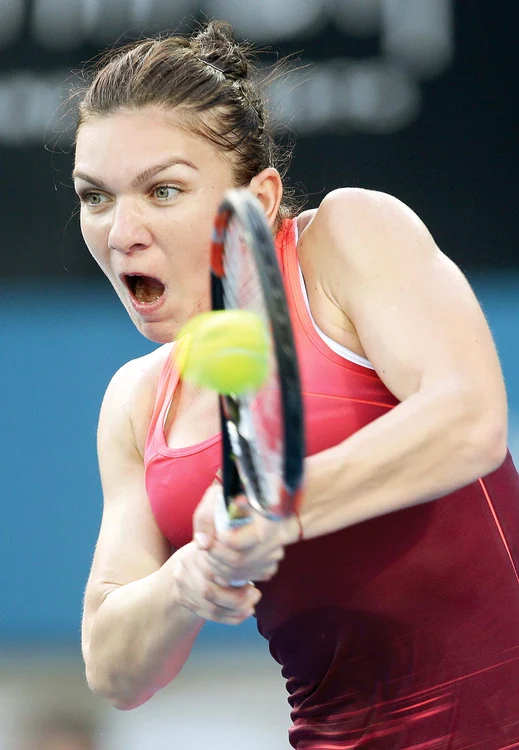 
    Simona Halep  a fost mulţumită în  special de prestaţia din setul decisiv  