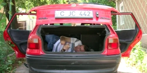 Dorin Chirtoacă în mașina sa