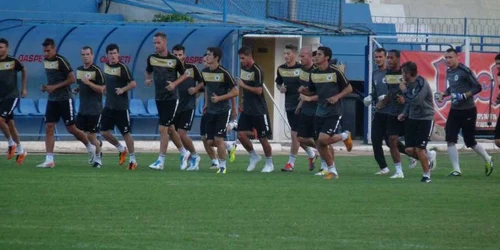 Clujenii s-au antrenat pe terenul 'Marin Anastasovici'