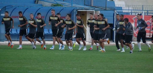 Clujenii s-au antrenat pe terenul 'Marin Anastasovici'