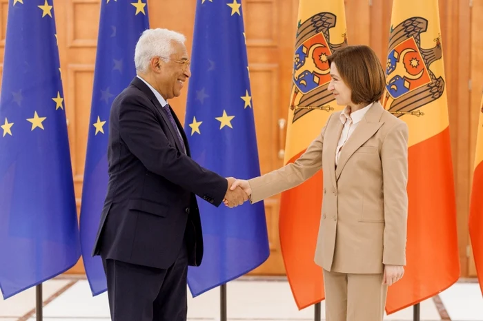 Antonio Costa a întreprins o vizită la Chișinău în data de 3 martie. FOTO: Presedinte.md