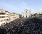 FLORENTA Manifestaţii de susţinere a Ucrainei în toată Europa. FOTO EPA-EFE