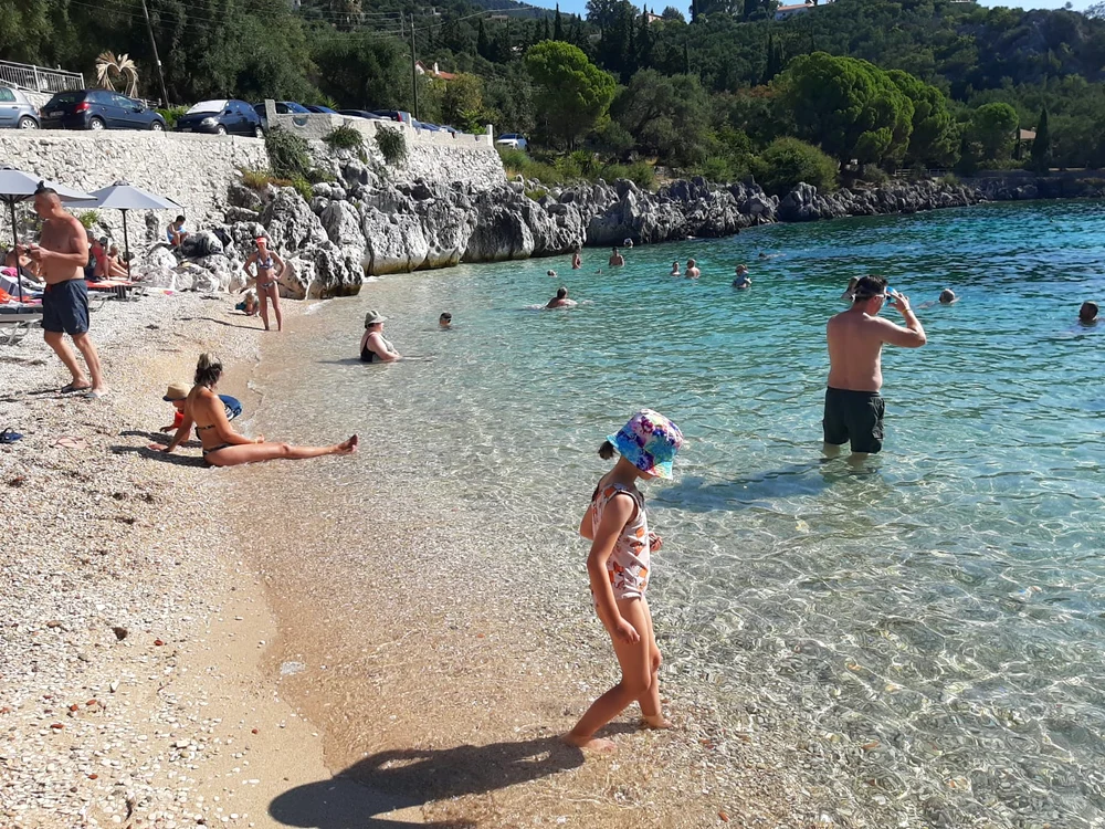 Plaja Nissaki. FOTO Cristina Stancu