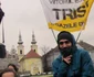 Protest în Timişoara împotriva exploatării gazelor de şist