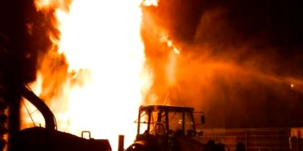 incendiu drumul taberei mediafax
