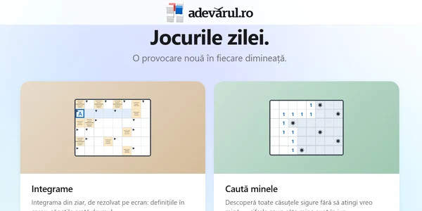 Provocarea zilei de sâmbătă 10 oct pe „Adevărul”. Testează-ți mintea cu sudoku, integrame și provocări de logică