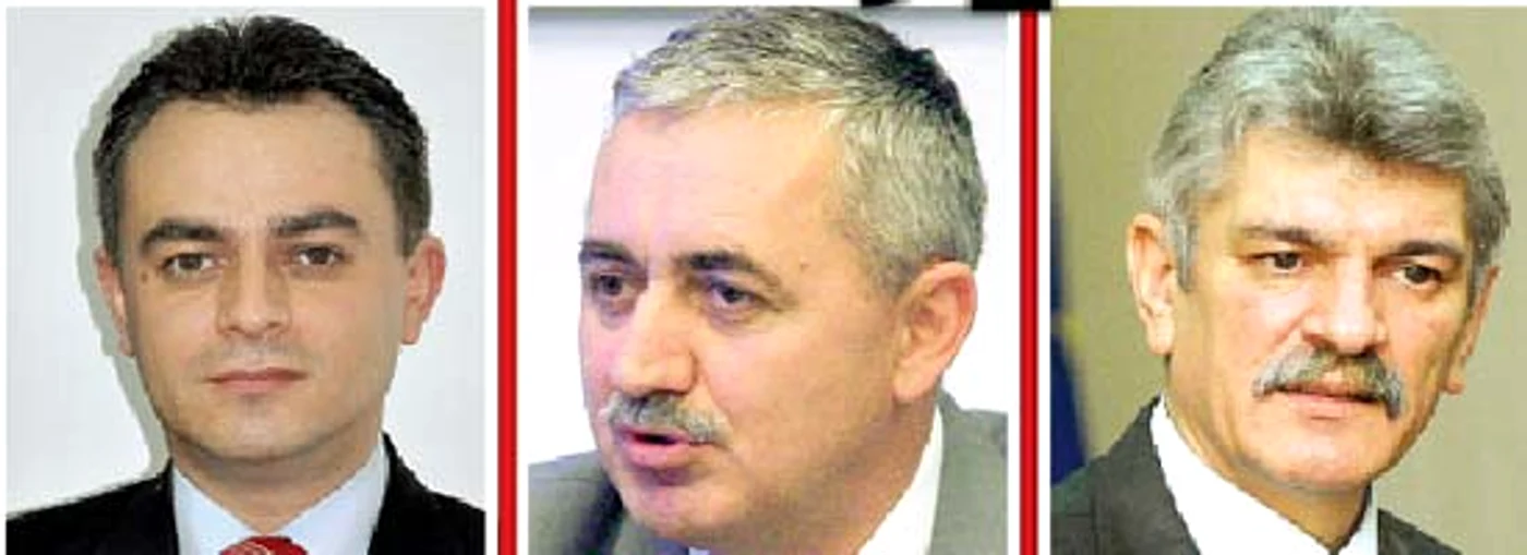 
    Cătălin Chiper, Aleodor Marian Frâncu şi Marcel Opriş  