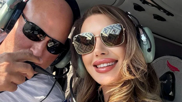 Arpad Paszkany, alături de partenera sa de viață, Antonela Pătruț. Foto Instagram