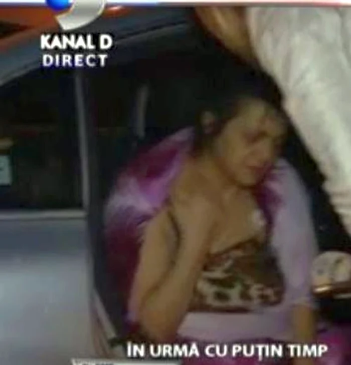 Cornelia Catanga a ajuns la spital (captură Kanal D)