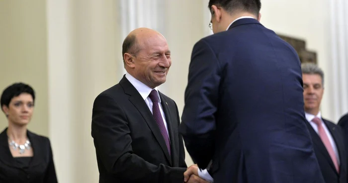 Traian Băsescu şi premierul Victor Ponta