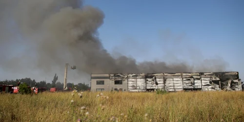 Incendiu hală Mogoşoaia - 14 aug 2021 / FOTO Inquam Photos / Octav Ganea