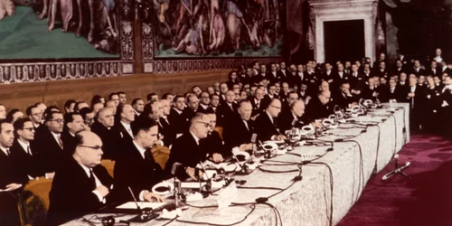 Ceremonia de semnare a tratatelor la Palazzo dei Conservatori, Colina Capitolină, Roma Foto Uniunea Europeana jpeg