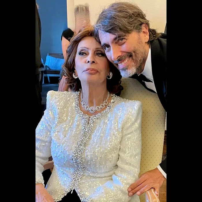 Carlo Ponti la aniversarea de 90 de ani a legendarei Sophia Loren   Instagram (3) jpg