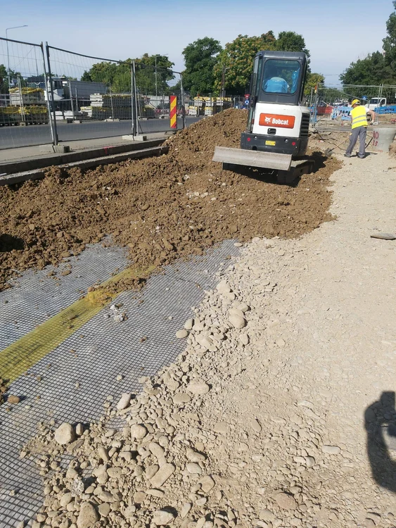 Nicușor Dan a anunțat că pe șantier se lucrează în două schimburi. Foto: pmb.ro