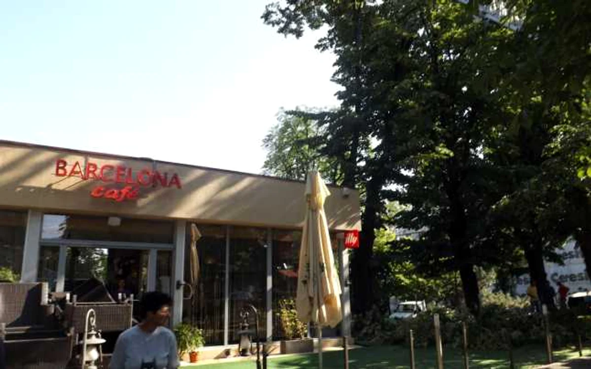 Terasa se află în centrul Severinului FOTO Corina Macavei