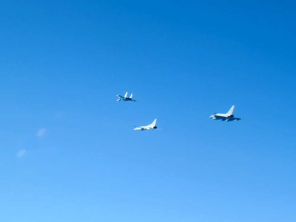 Avioanele britanice urmează să rămână în Estonia până în august. FOTO Royal Air Force (Arhivă)