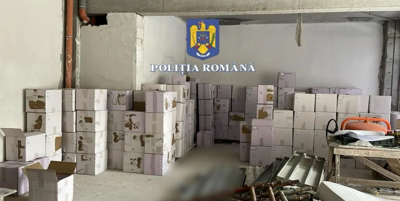 Au fost confiscate peste 5,2 milioane de comprimate FOTO Poliția Română