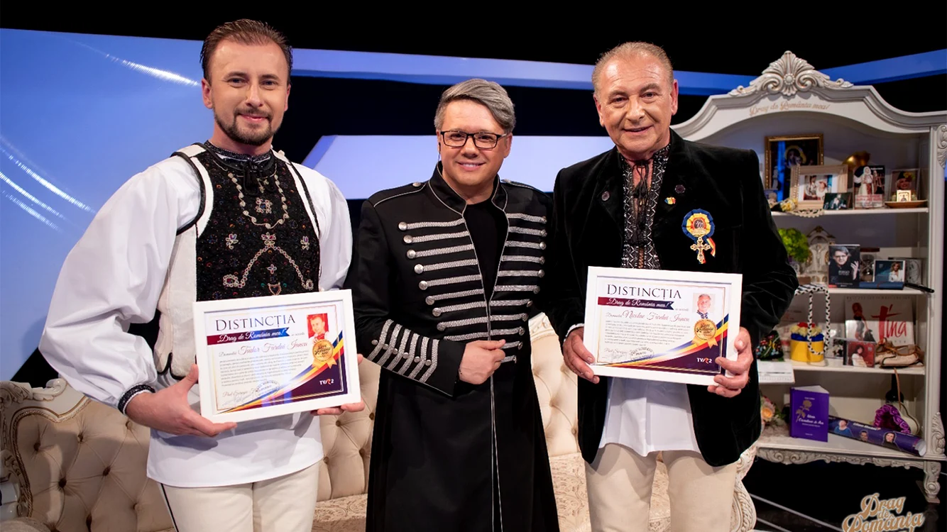 Nicolae Furdui Iancu și fiul său, Tudor, au participat și ei la filmări. FOTO: PAULSURUGIU-FUEGO.RO