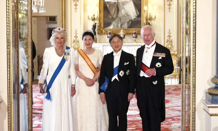 Regele Marii Britanii Charles al III lea, Împăratul Japoniei Naruhito, Împărăteasa Masako și Regina Marii Britanii Camilla, Profimedia (2) jpg