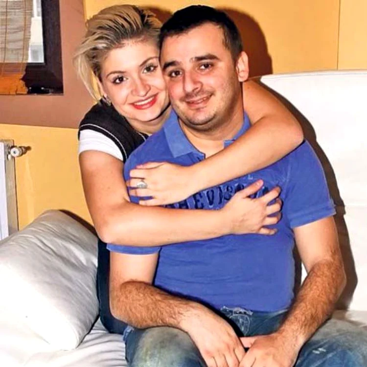 Liviu şi fosta  soţie, Iuliana