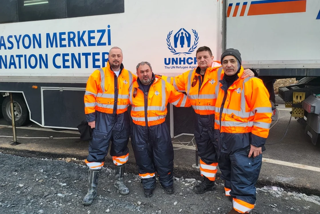 Voluntari CERONAV în Turcia FOTO: Ovidiu Cupșa
