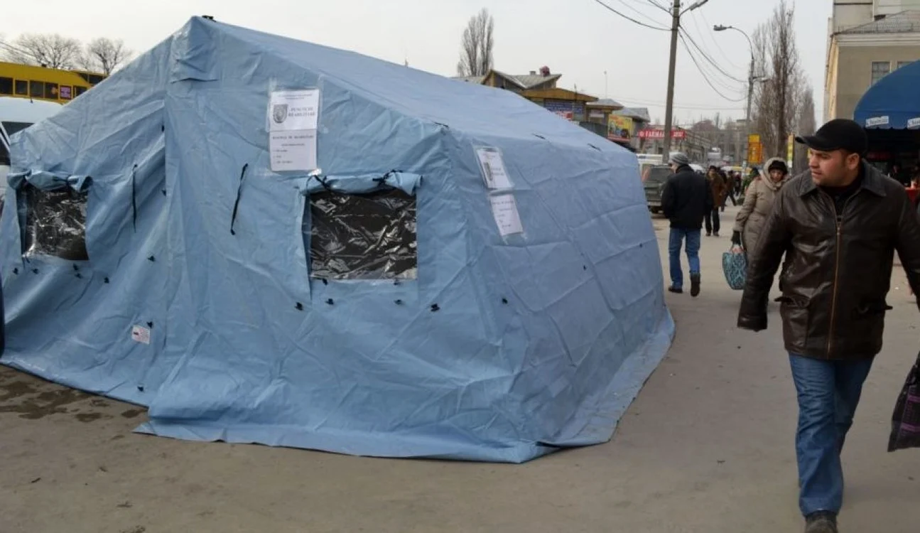 Corturile au fost instalate în fiecare sector al Chişinăului