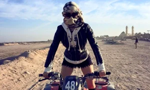 Andreea a mers pe atv jpeg