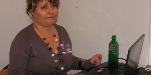 Bioterapeutul Florentina Cîrjan a adus aparatul la Sibiu