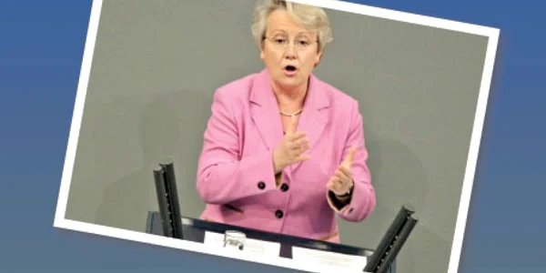 Ministrul german al Educaţiei, Annette Schavan 