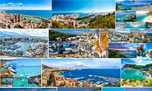 Destinații de plajă toamna în Europa Colaj
