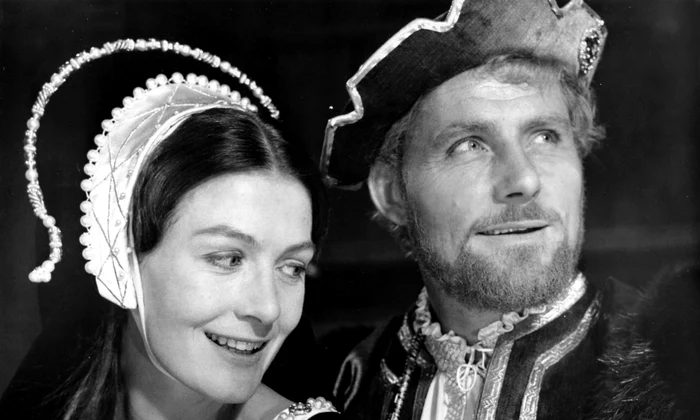Vanessa Redgrave în rolul Annei Boleyn și Robert Shaw în rolul Regelui Henric al VIII lea, în filmul din 1966 Un bărbat pentru toate anotimpurile, profimedia 0797331669 jpg