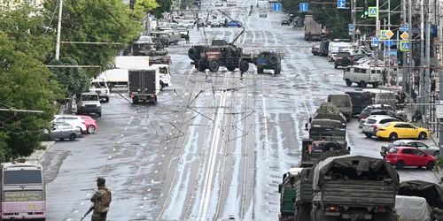 Mercenari Wagner pe străzile din Rostov pe Don Foto Profimedia 3 jpg