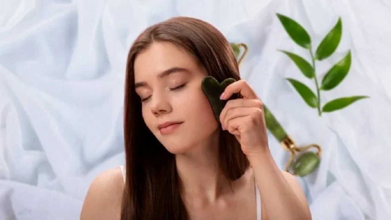 Guasha facială.