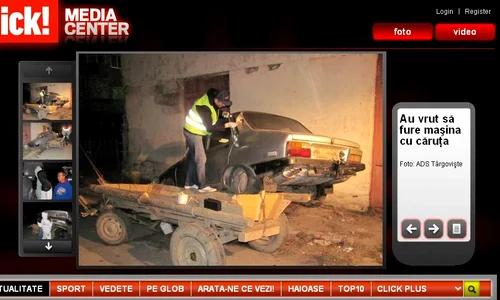 Au vrut să fure maşina cu căruţa jpeg