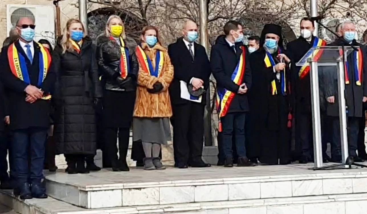 Ziua Unirii la Focşani a fost marcată de discursuri politice