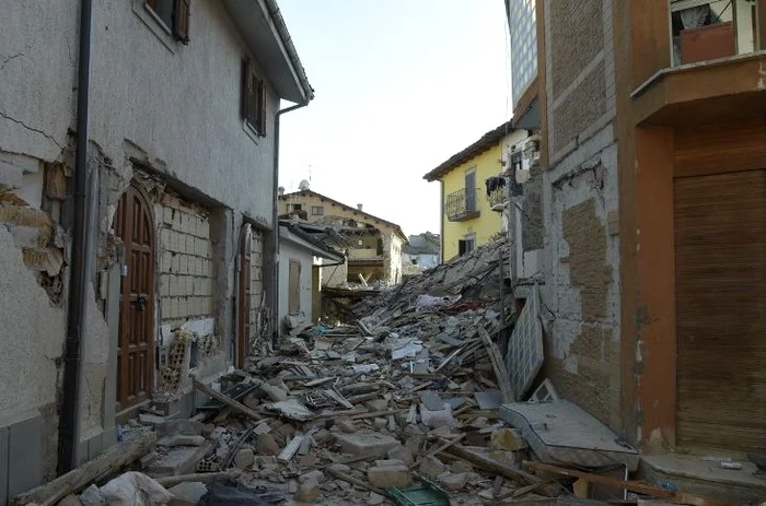 Cutremurul din Italia a avut magnitudinea de 6.2 grade pe scara RichterFoto: AFP