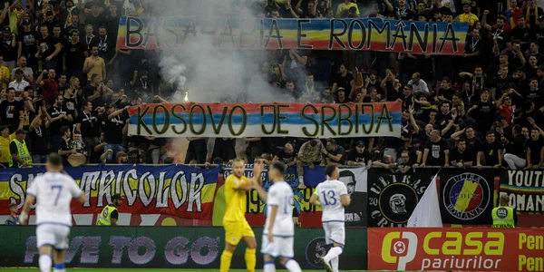 Incidente la meciul de fotbal dintre Romania si Kosovo din preliminariile campionatului European 2024 FOTO Inquam Photos George Calin (3) jpg