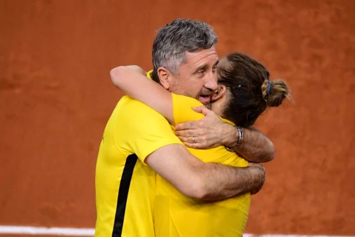 Florin Segărceanu, pe când lucra cu Simona Halep