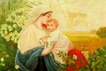 „Fecioara Maria cu pruncul Iisus Hristos”, 1914, Adolf Hitler jpeg