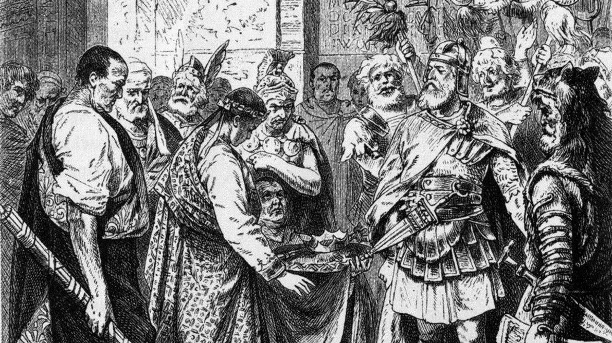 Calendar 4 septembrie: 476   Romulus Augustus, ultimul împărat al Romei, a fost detronat de generalul germanic Odoacru jpeg