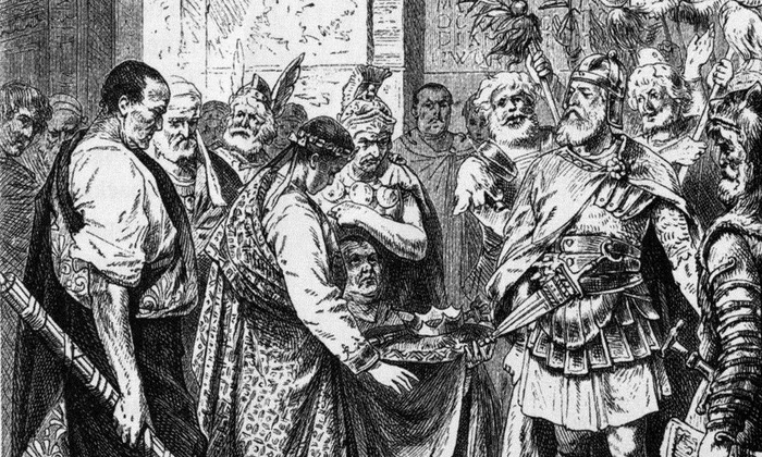Calendar 4 septembrie: 476   Romulus Augustus, ultimul împărat al Romei, a fost detronat de generalul germanic Odoacru jpeg