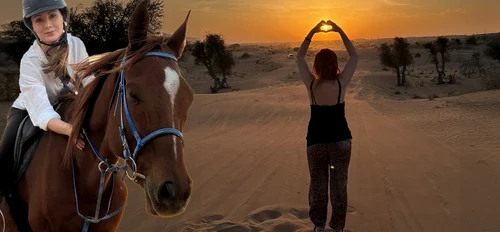 Ea te plimbă în deșert și îți arată Dubaiul!
