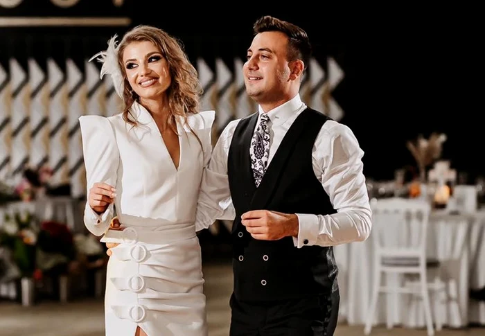 Valentin Sanfira și Codruța Filip s-au căsătorit pe 10.10.2020foto: Facebook