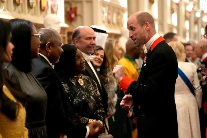 Prințul de Wales în timpul recepției Corpului Diplomatic la Castelul Windsor, Berkshire, 18 noiembrie 2025, profimedia 1053178951 jpg